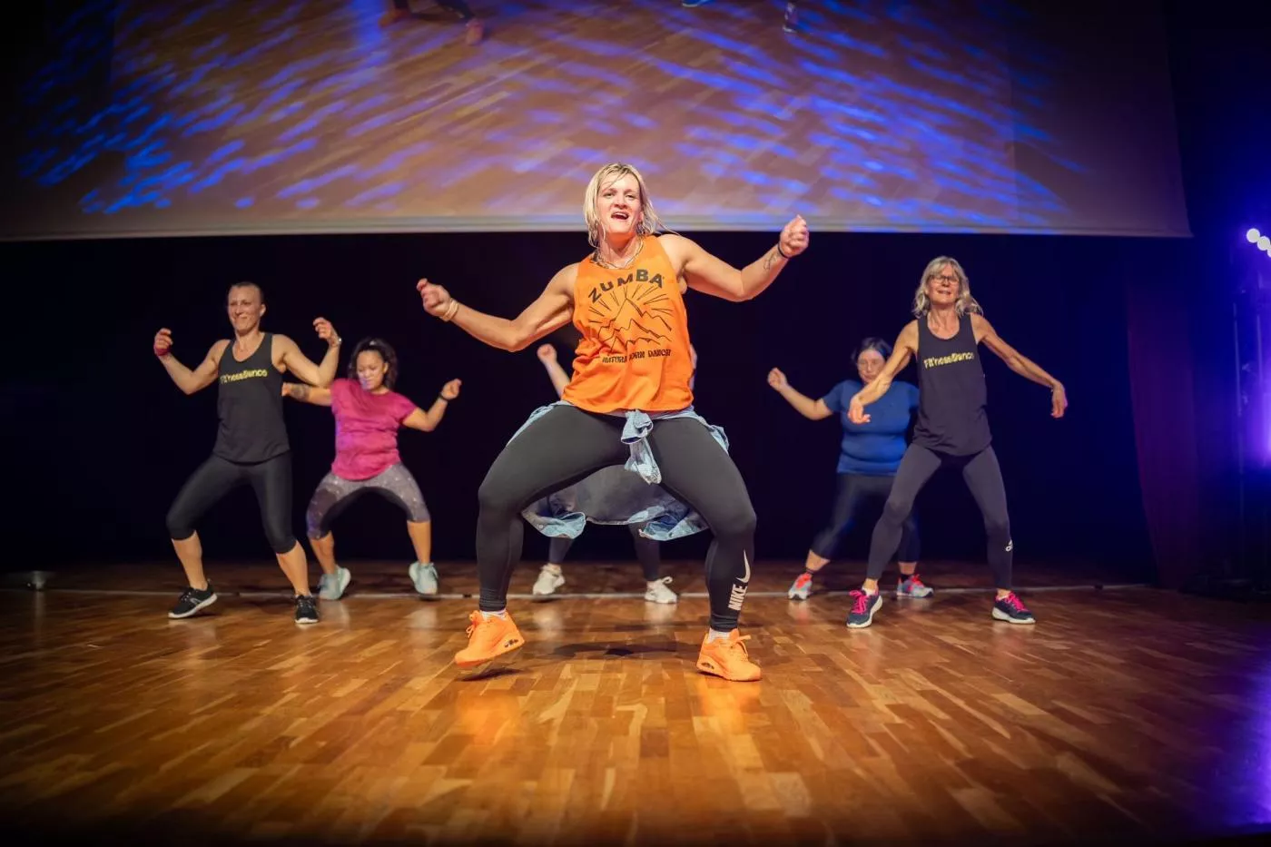 Masterclass Fitness Dance : vue de la scène Masterclass Fitness Dance : vue de la scène